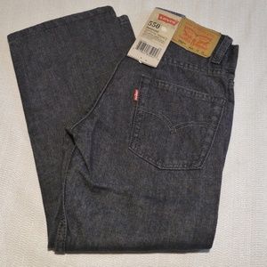 NWT Levi 550 Boy's Relaxed Fit Sz. 8 Slim 22 x 22